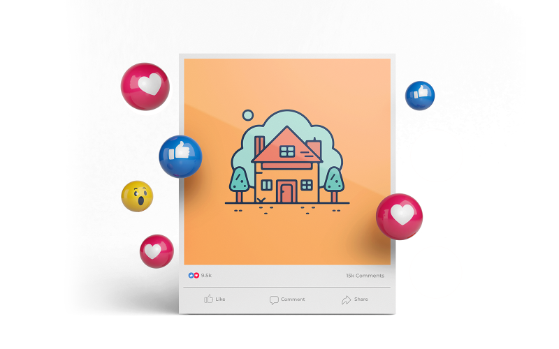 Illustrazione della casa 2-0291-23