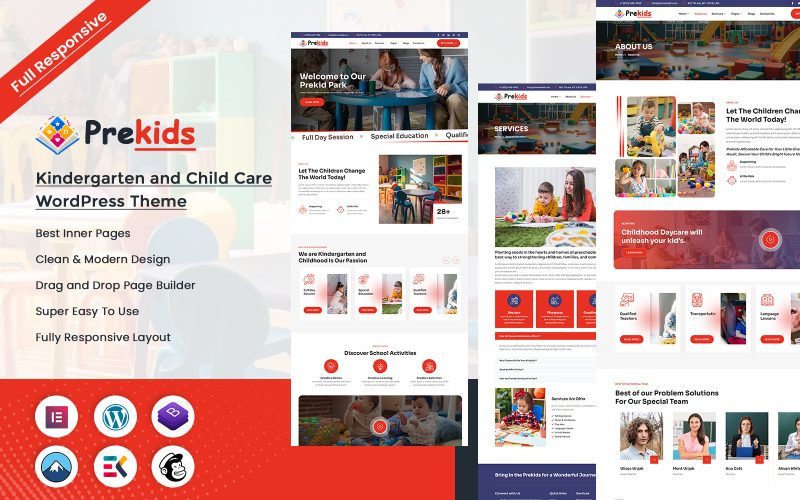 Prekids – Óvodai és gyermekgondozási WordPress téma