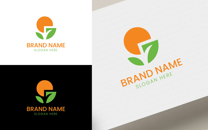 Eco groen of letter EG logo-06-101