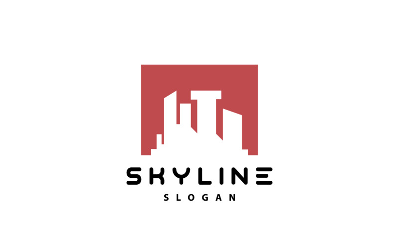 Gebouw onroerend goed appartement constructie Logo V17