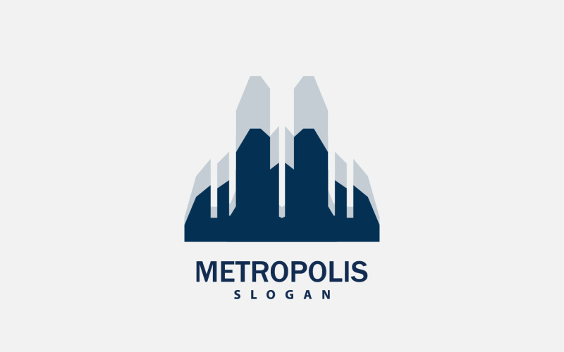 Gebouw onroerend goed appartement bouw Logo V38
