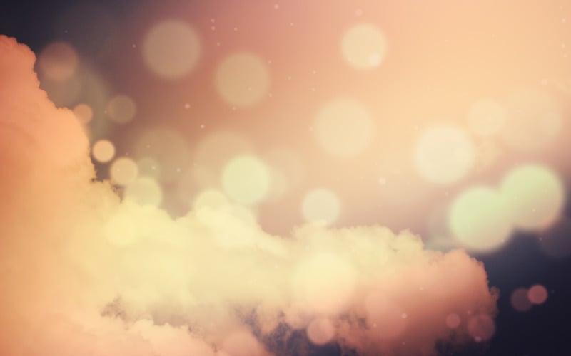 Ilustração de fundos do céu Bokeh