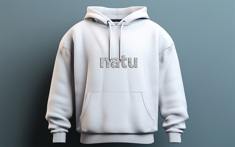 Hoodie mockup_white hoodie mockup #427792 - TemplateMonster