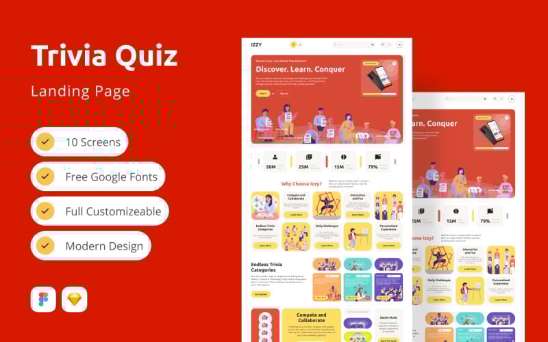 Akashi - Trivia Quiz Landing Page V2