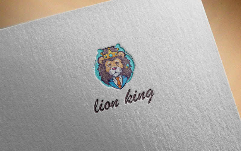 Elegant Lion King-logotyp-041-23
