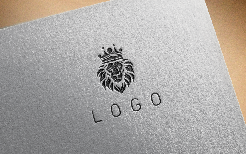 Elegante logo del leone 2-0165-23