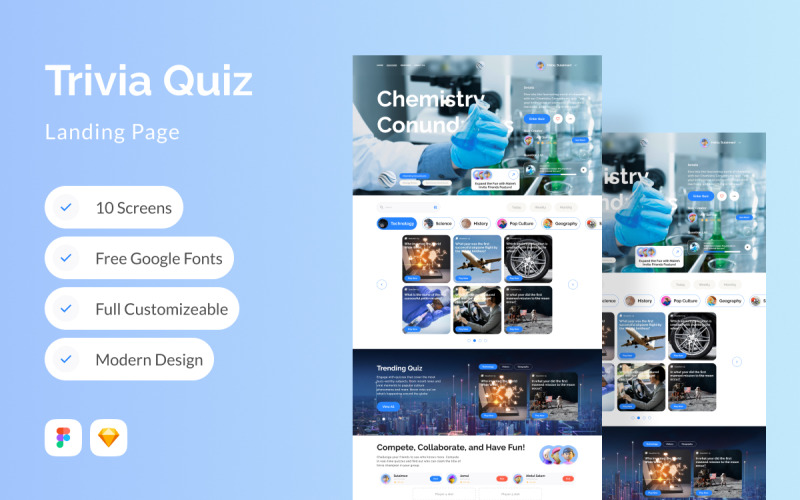 Naire - Trivia-Quiz-Landingpage V1
