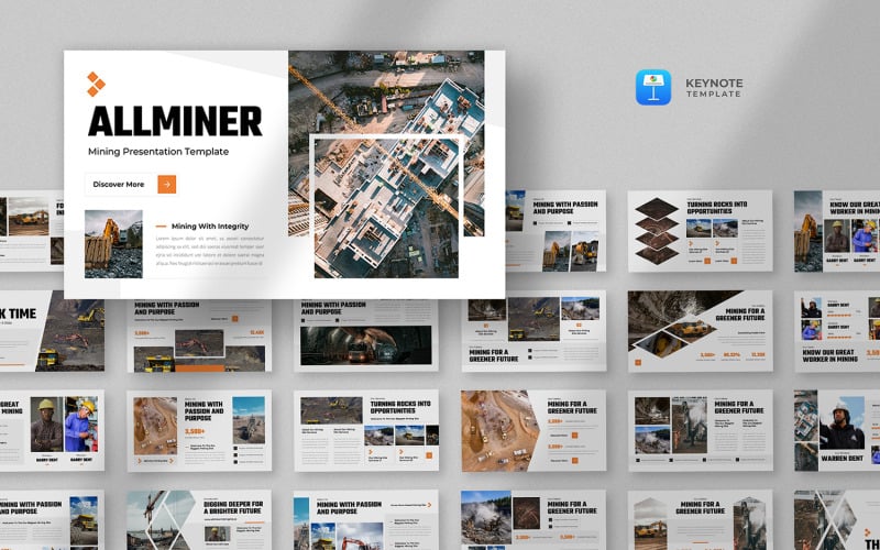 Allminer - Mining Industry Keynote Template