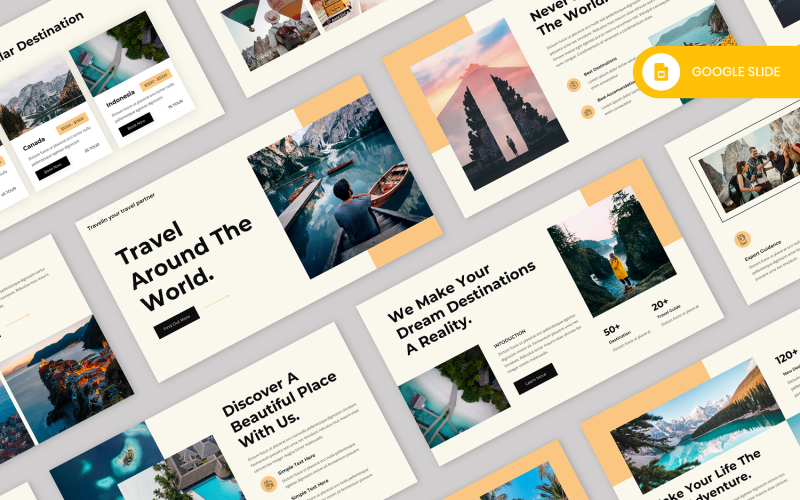 Travelin - Modello di presentazione Google per viaggi e turismo