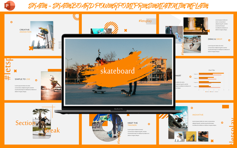 Skate - Skateboard presentatiesjabloon