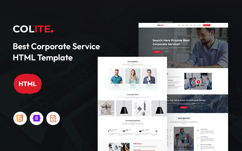 Colite – Beste Website-Vorlage für Unternehmensdienstleistungen
