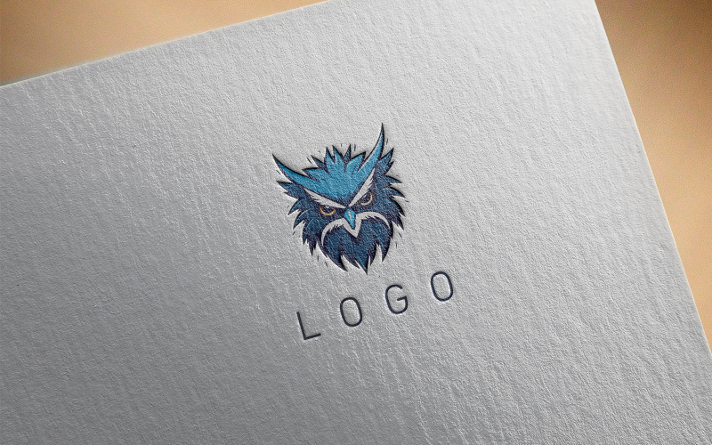 Logo creativo elegante del gufo-0167-23