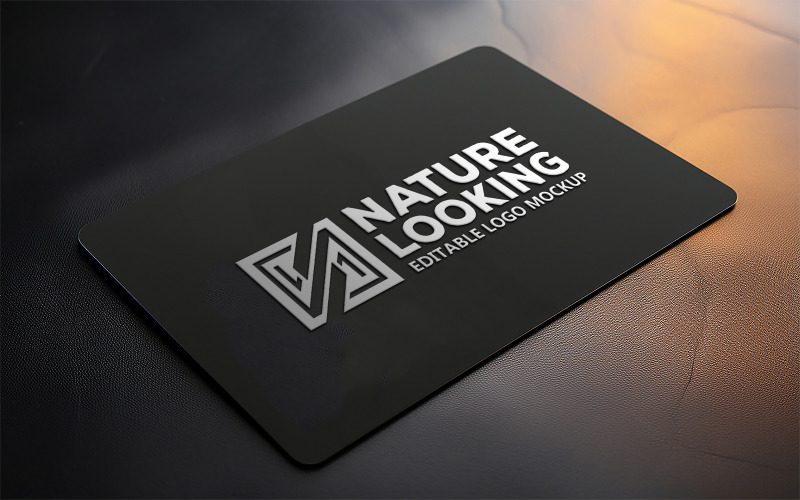 黑卡模型_标志logo模型_卡片logo模型_黑垫模型