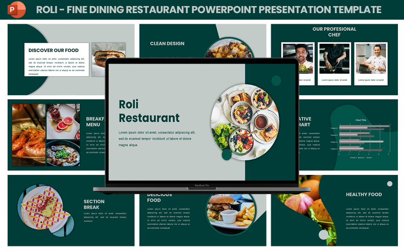 Roli - Presentatiesjabloon voor gastronomisch restaurant