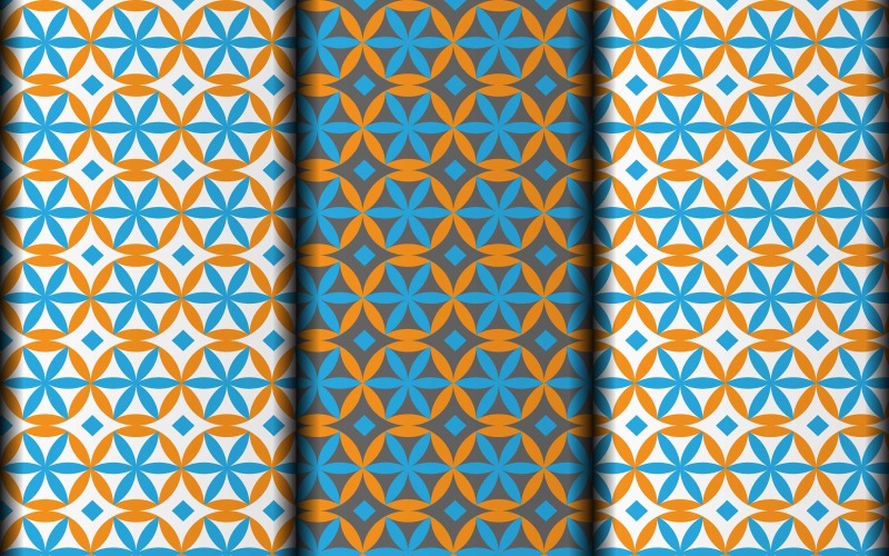 Conception de motif personnalisé géométrique sans couture.