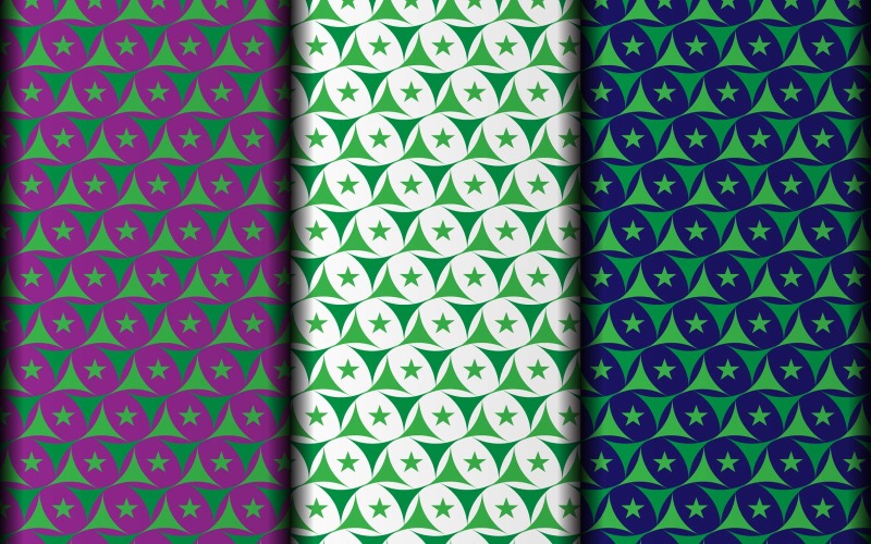 Element projektu kwiatowy wzór geometryczny zmienny.