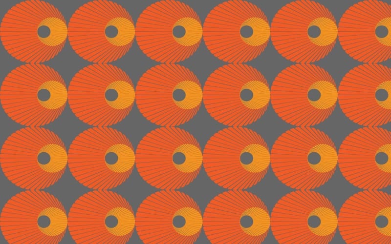 Elemento de diseño de patrón nuevo de pasos vectoriales de estilo floral.