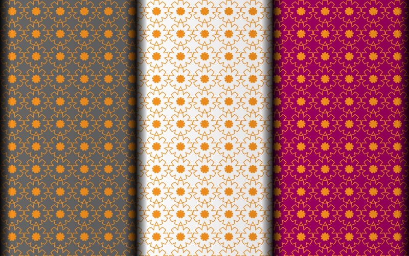 Floral new background style pattern design template.