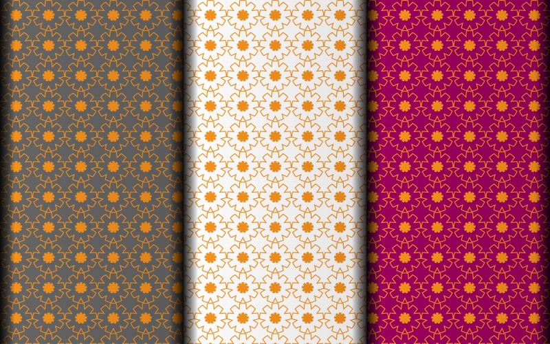 Nuovo modello di disegno floreale del modello di stile dello sfondo.