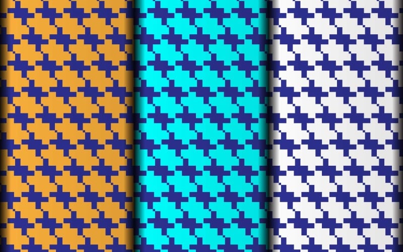 Design de padrão de estilo de flor estatística vetorial geométrica eps.