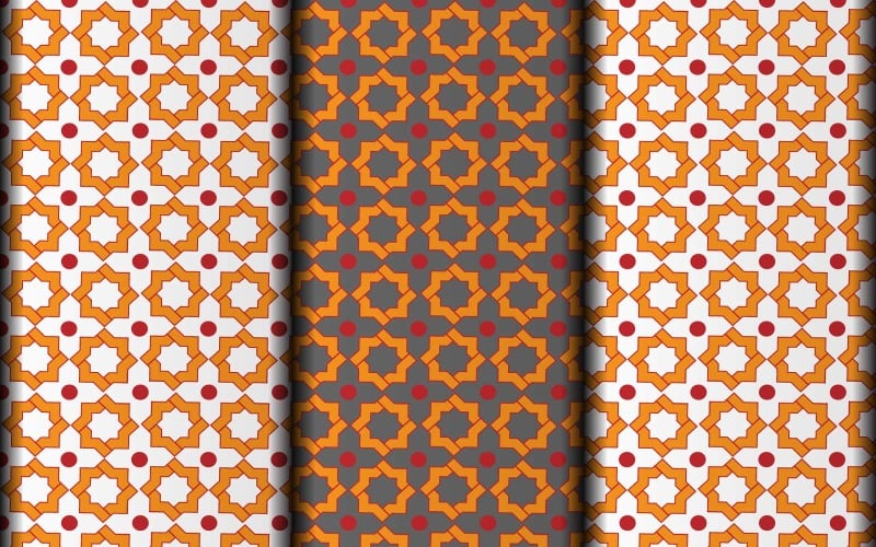 Elemento de design de padrão de estilo de fundo sem emenda.