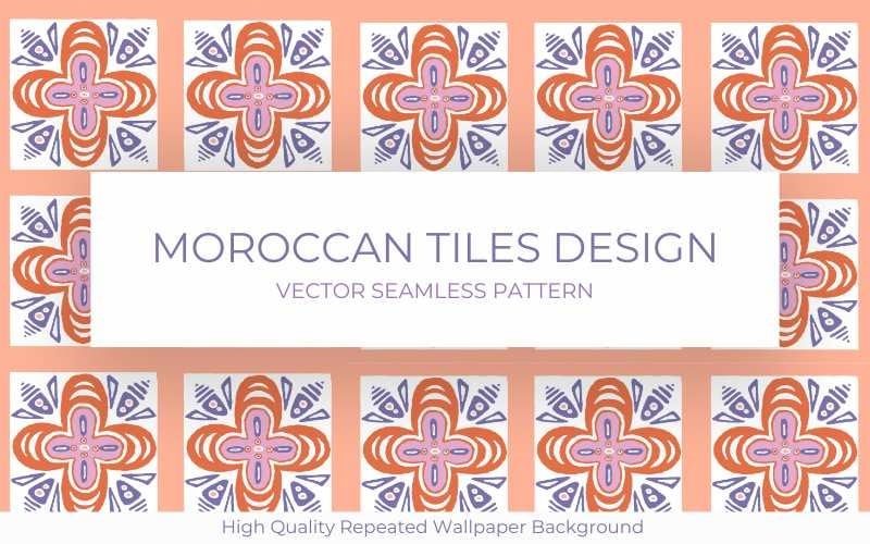 Modèle Sans Couture De Mosaïque Arabesque