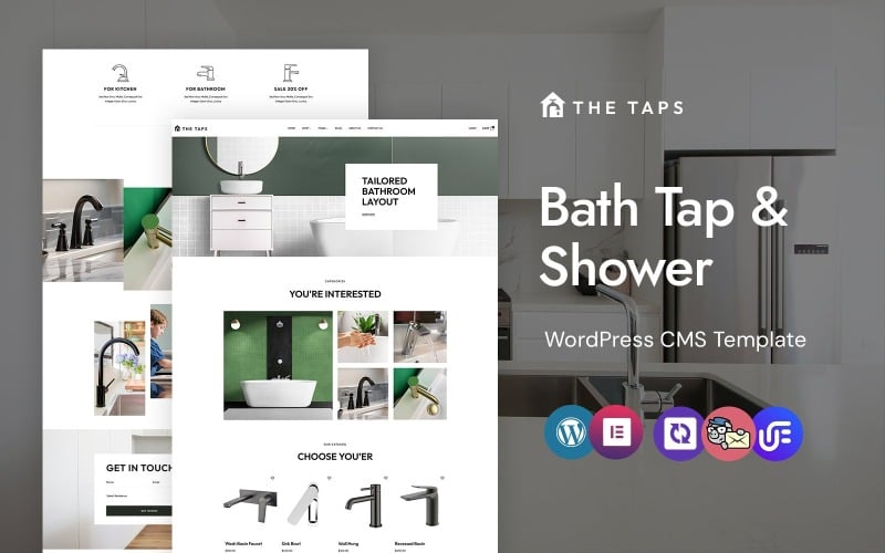 The Taps – WordPress Elementor Theme für Klempnerdienste