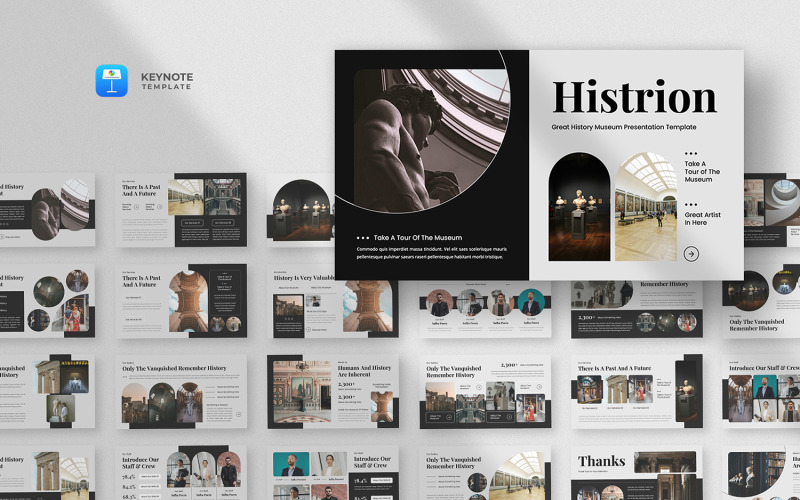 Histrion - Modello di keynote del Museo di storia