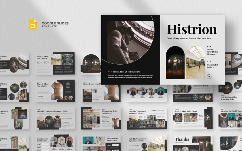 Histrion - Plantilla de diapositivas de Google del Museo de Historia