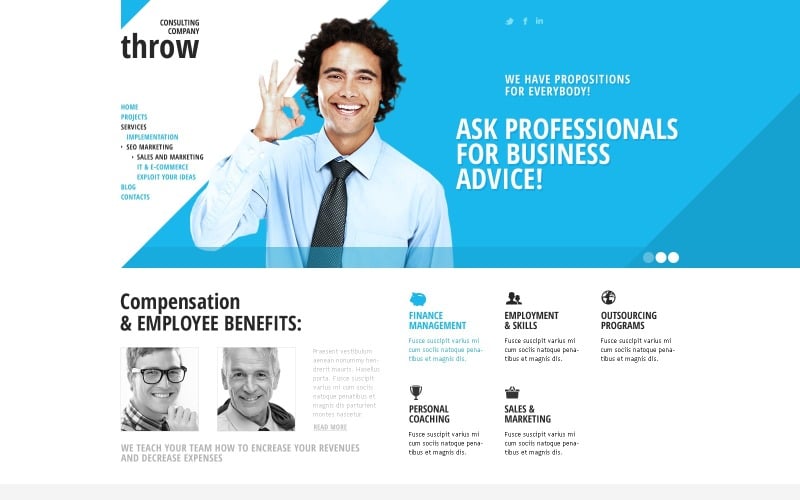 Blue Consulting Joomla Template