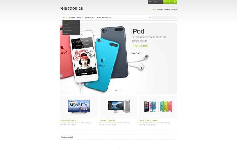 Responsive Electronics Store PrestaShop Theme
