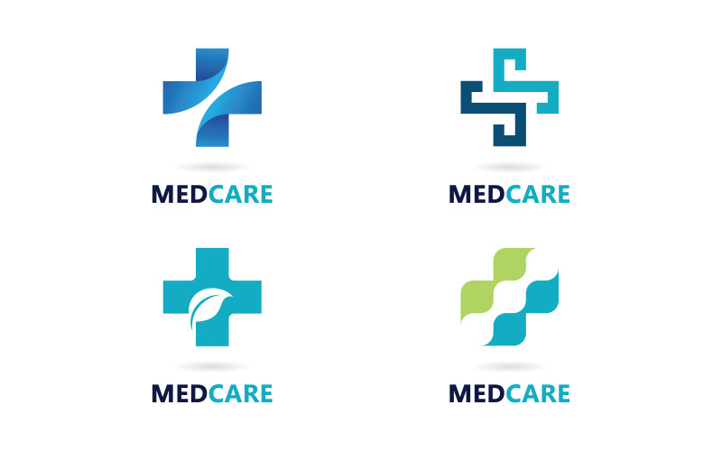 Vecteur de logo de soins de santé V14