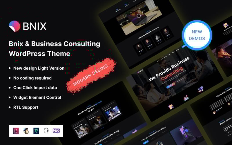 Bnix-商业咨询 WordPress 主题