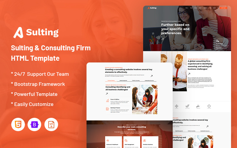 Sulting – Plantilla de sitio web para empresa de consultoría
