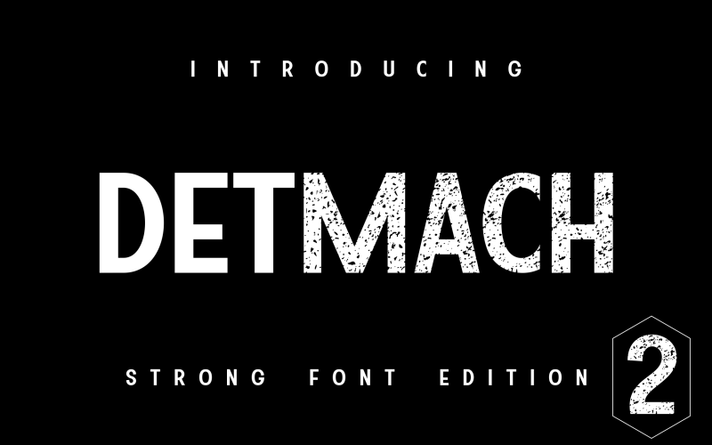 Detmach Font Strong 2 wydanie
