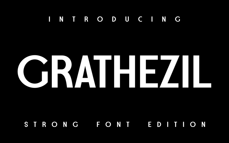 Grathezil Font Sans Strong 版