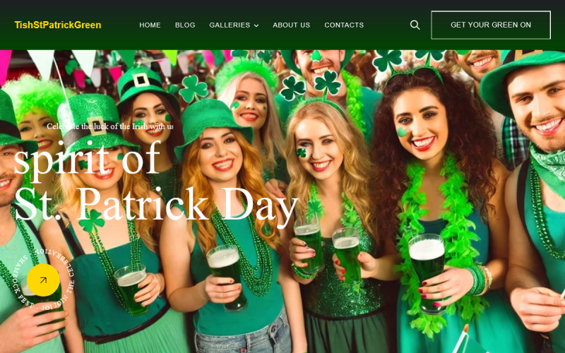 TishStPatrickGreen - Tema WordPress St.