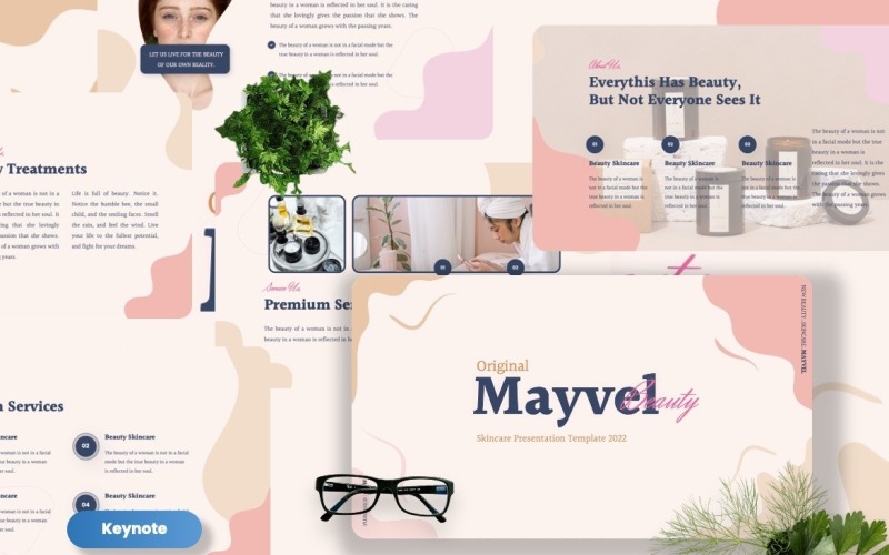Mayvel - Modelli di keynote per la cura della pelle