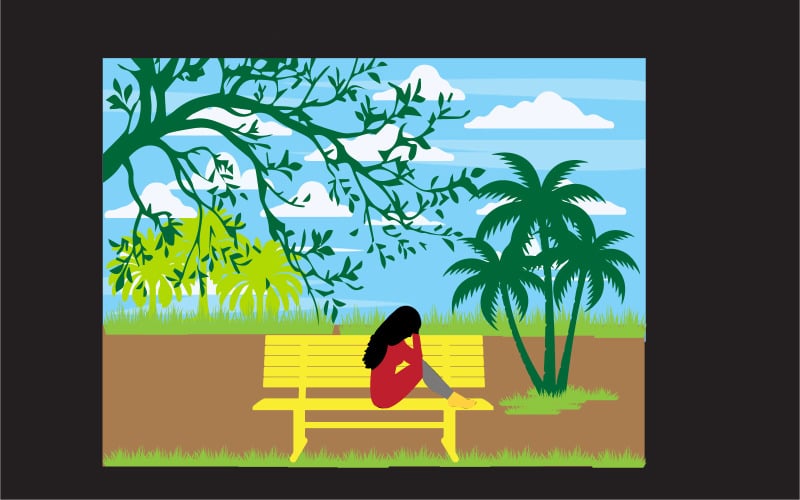 Eine Illustration Naturkunst