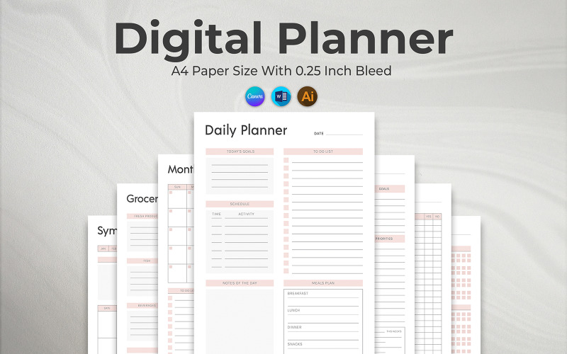 Canva-Vorlage für digitalen Planer