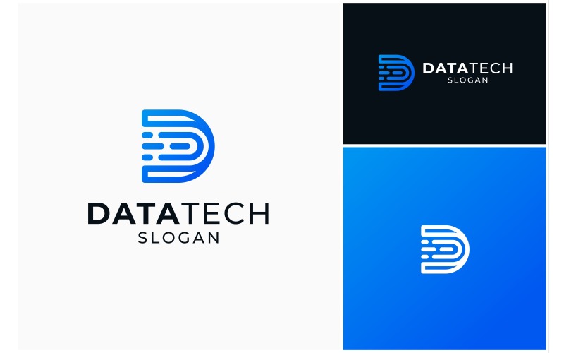 Logo della soluzione Data Tech con lettera D