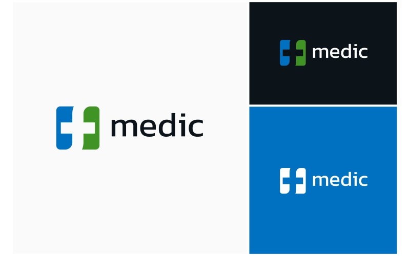 Medicinsk medicin sjukhus logotyp