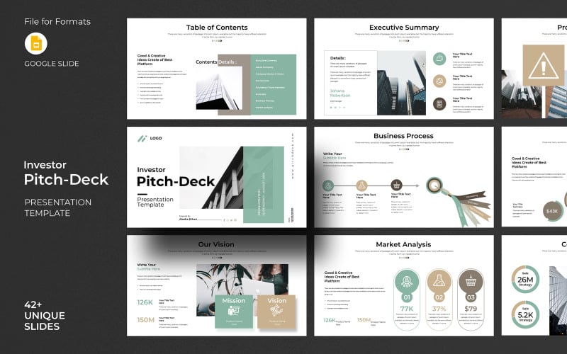 Investor Pitch-Deck Google Slide Template