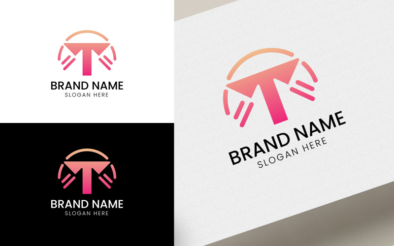 Letter T abstract business logo-07-164