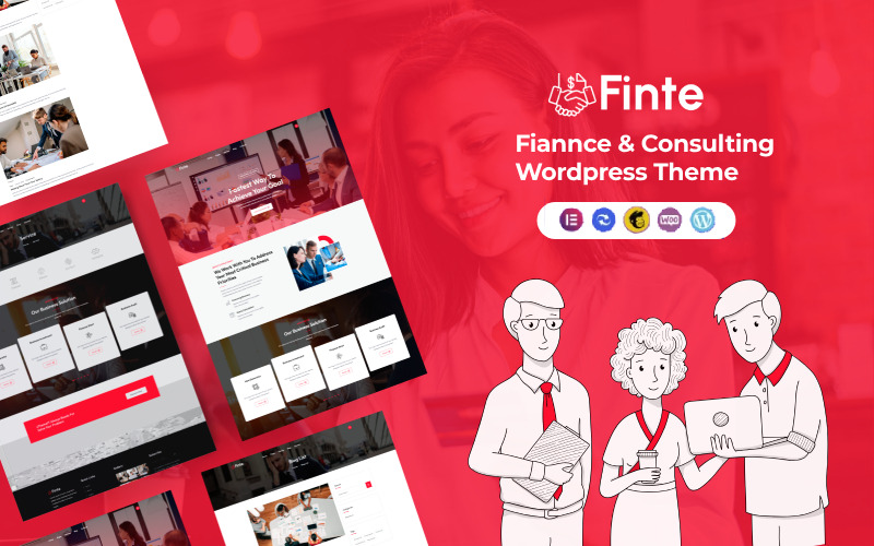Téma WordPress Finte - Finance a poradenství