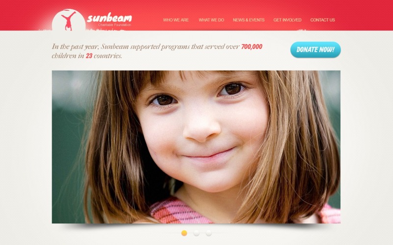 Szablon Pink Charity Drupal