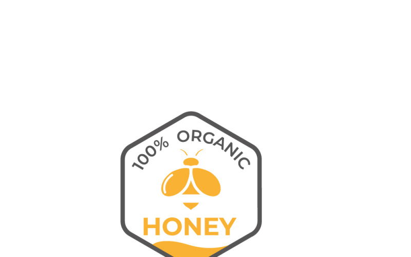 Honingbij creatief logo voor branding