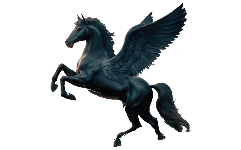 Ilustración de arte vectorial de silueta de caballo