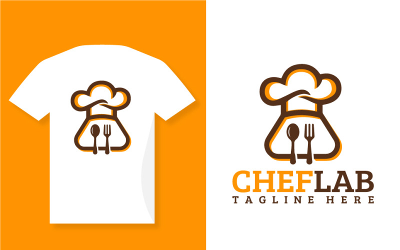 Дизайн логотипу кулінарної лабораторії Baker Chef