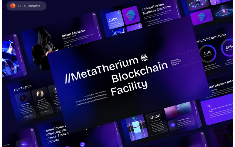 MetaTherium – Blockchain PowerPoint-Präsentation